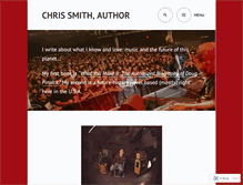 Tablet Screenshot of chrissmithauthor.com